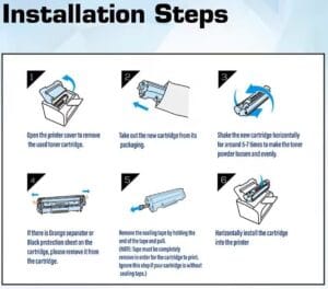 Compatible 83a Toner Cartridge Black CF283a For HP Laserjet Pro MFP M125nw M127fw - Image 4
