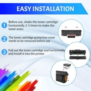 Compatible 106A Toner Cartridge HP Laser 107a 107r 107w MFP 137fnw 137fwg 135a 135ag 135fnw 135r 135w 135wg Printer - Image 5