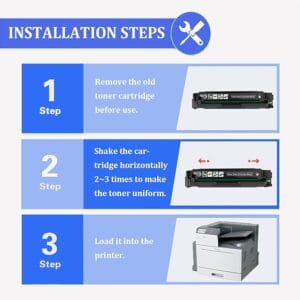 Compatible for 415A W2030A Toner Cartridge for HP Color Pro M454 M479 Series, 1 Pack Black - Image 4