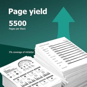 Compatible 507A CE400A High Yield Toner Cartridge for MFP M575dn MFP M575f M551dn M551n M551xh MFP M570dn Series Printer (1 Black, 1-Pack) - Image 5