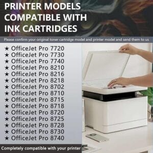 HP 953XL Black Cyan Magenta Yellow Compatible High Yield Ink Cartridge Multipack - H953XLMP - Image 2