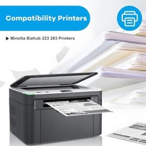 Compatible TN217 Toner for Konica Minolta Bizhub 223 283 Printer (1-Pack, Black) - Image 5