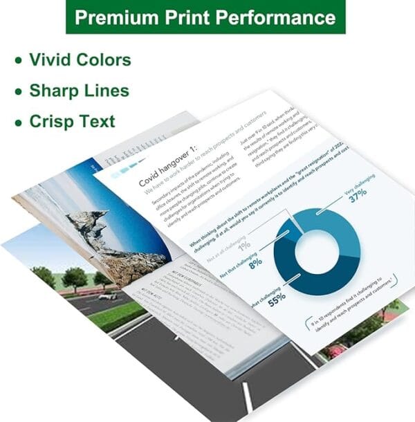 Compatible HP 504A CE250A Toner for HP Color CM3530 CM3530FS CP3525X CP3525DN CP3525N Printer (Black, 1 Pack) - Image 4