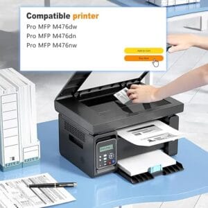 Compatible 312A CF382A) Yellow Toner Cartridge For MFP M476DW PRO MFP M476NW PRO M476 PRO M476DN - Image 2