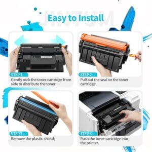 Compatible 89A CF289A Toner Cartridge for HP Enterprise M507 M507dn M507dng M507n M507x MFP M528 M528dn M528f M528c M528z Printer (Black, 1-Pack) - Image 2