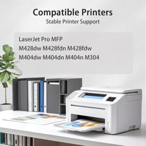 Compatible CF259A Black Toner Cartridge for HP Laserjet Pro MFP M428dw M428fdn M428fdw M404dw M404dn M404n M304 Printers, with Chip, 1 Pack - Image 6