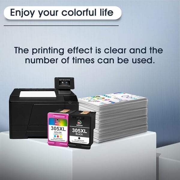 HP 305XL Black And Tri Colour Generic High Yield Ink Cartridge Multipack - 3YM62AE/3YM63AE - Image 2