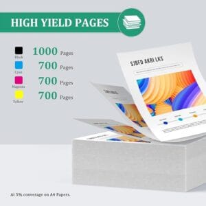 HP 963XL Black Cyan Magenta Yellow Compatible High Yield Ink Cartridge Multipack - 3YP35AE - Image 5