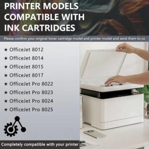 HP 912XL Black Cyan Magenta Yellow Compatible High Yield Ink Cartridge Multipack - 3YP34AE - Image 7