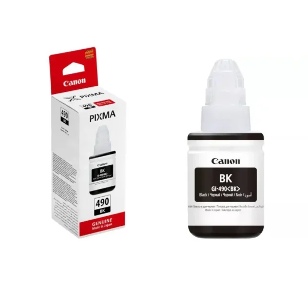 Canon G1400/G1410 Original Black 70ml Ink Bottle GI-490 - Image 2