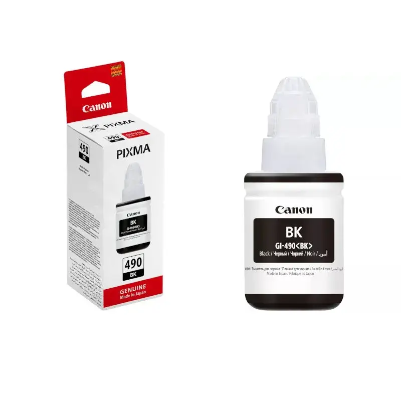 gi490black1.webp Canon G1400/G1410 Original Black 70ml Ink Bottle GI-490 - Image 2