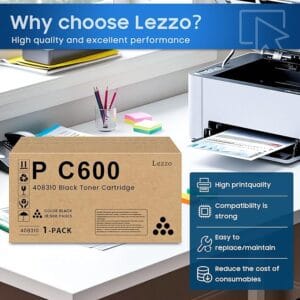 PC600 Toner Cartridge Cyan 408311 Compatible for Ricoh P C600 PC600 - Image 5